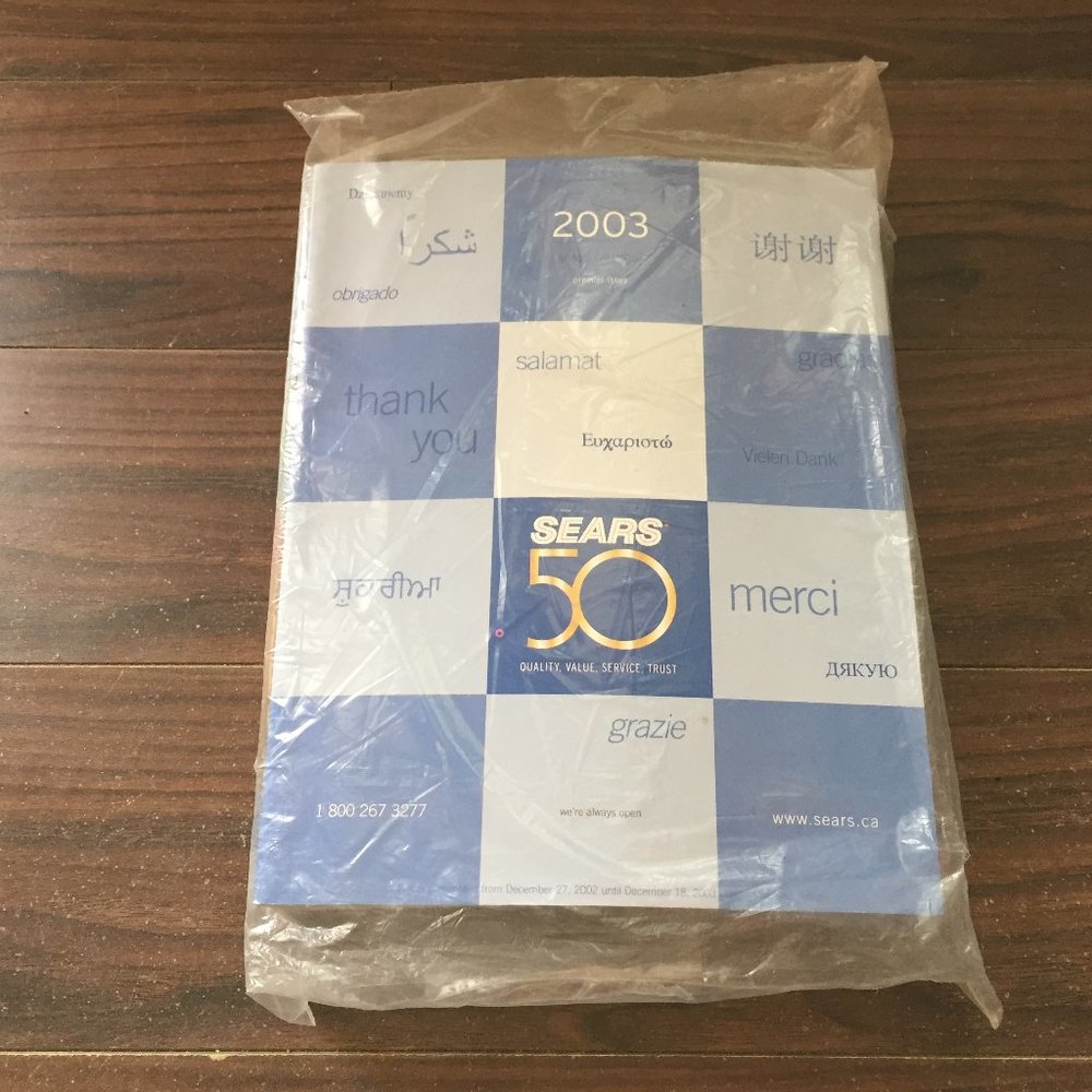 2003 Sears Annual Premier Issue Catalog Canada